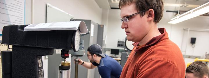 Students in a lab